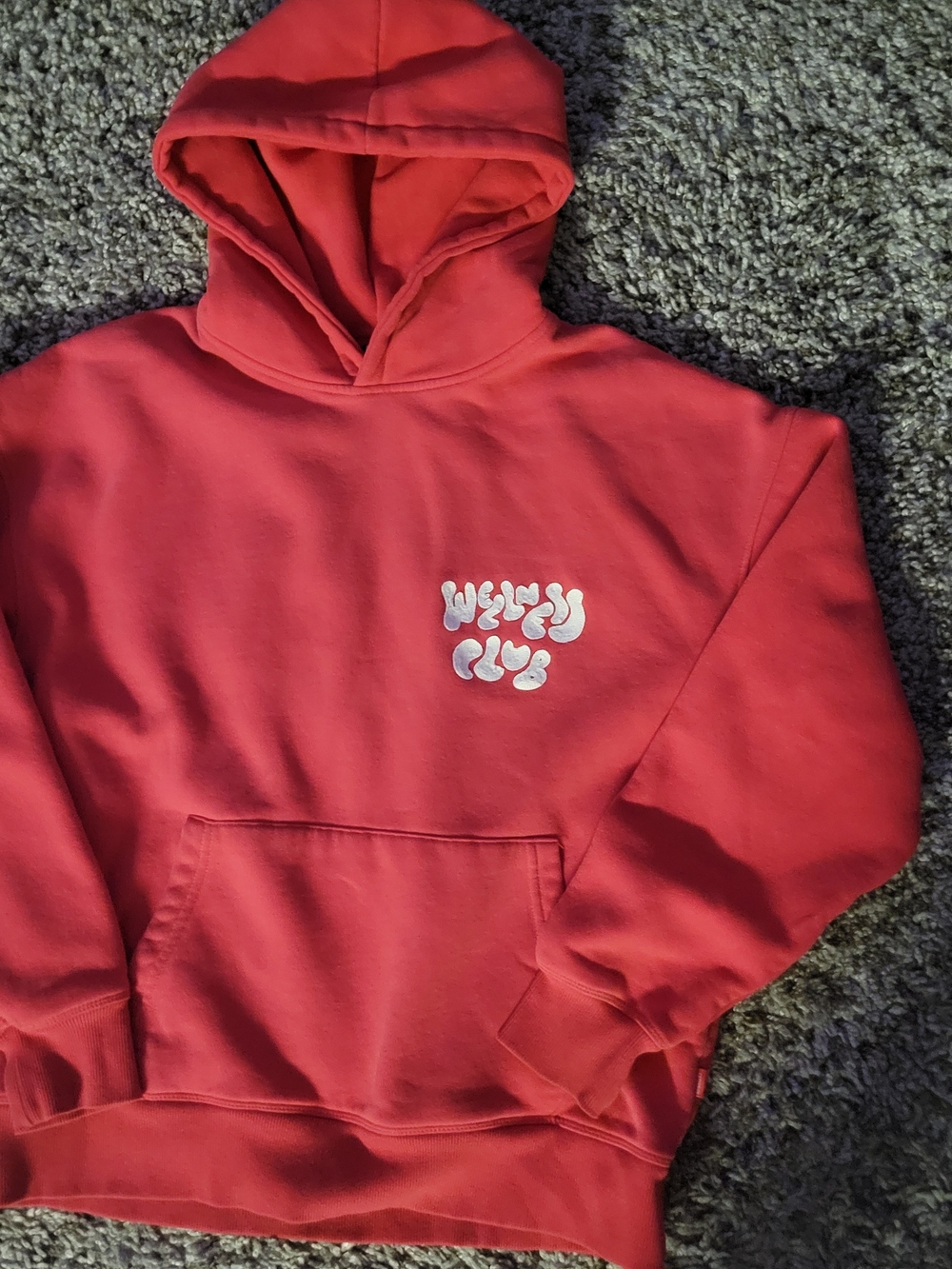 Cotton On Body Wellness Club Graphic Hoodie with White Logo Small